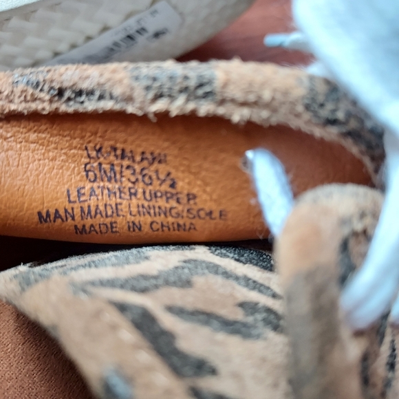 NWT Lucky Brand Slip On Leopard Mule Sneakers - Picture 8 of 8